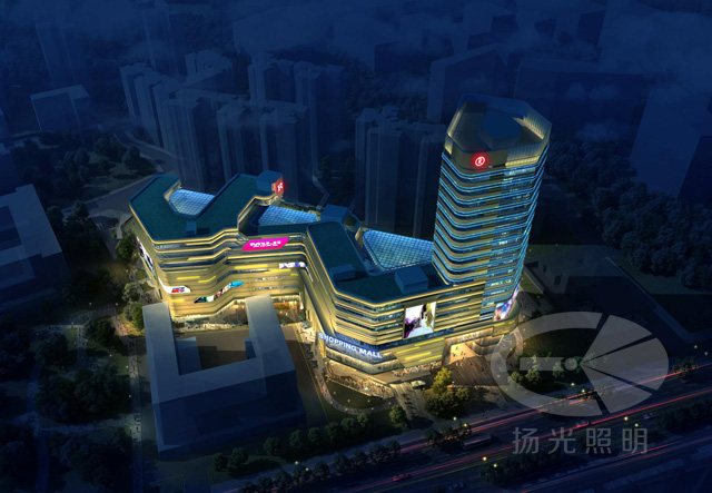 珠海?融德商業廣場景觀照明設計